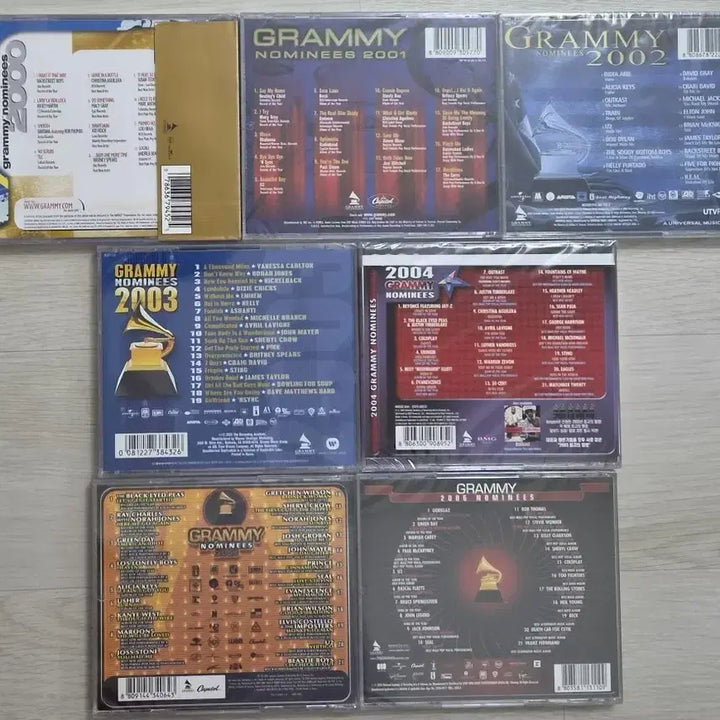 [BUNJANG] Grammy Nominees 2000-2006 Unsealed CD Box Set / 그래미 노미네이트 2000-2006 총 7장 (미개봉 CD)