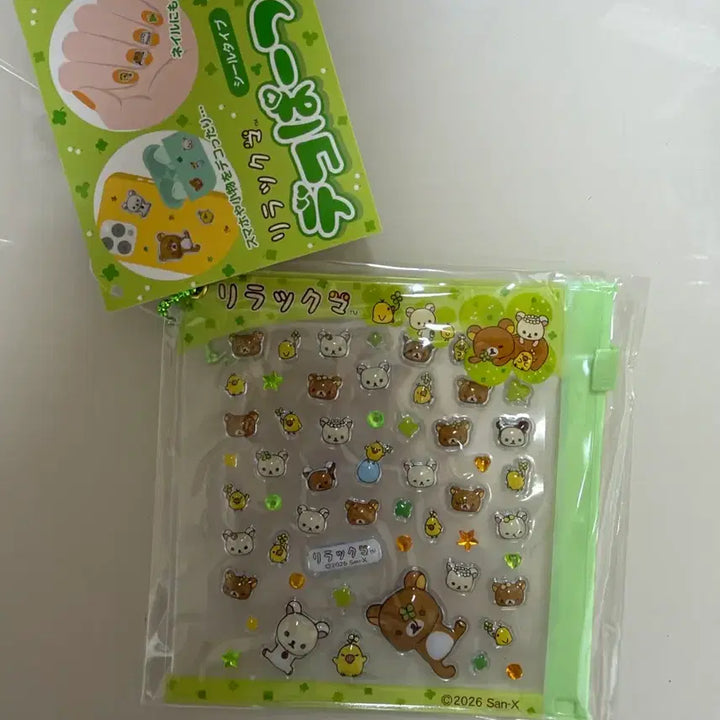 [BUNJANG] Rilakkuma Decoparts Sticker Set / 리락쿠마 데코파츠 스티커 2026 San-X