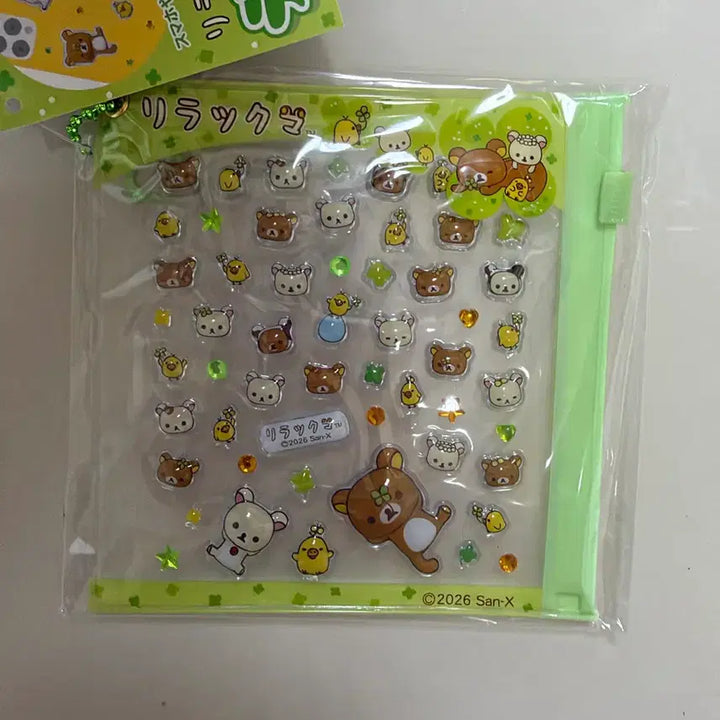 [BUNJANG] Rilakkuma Decoparts Sticker Set / 리락쿠마 데코파츠 스티커 2026 San-X