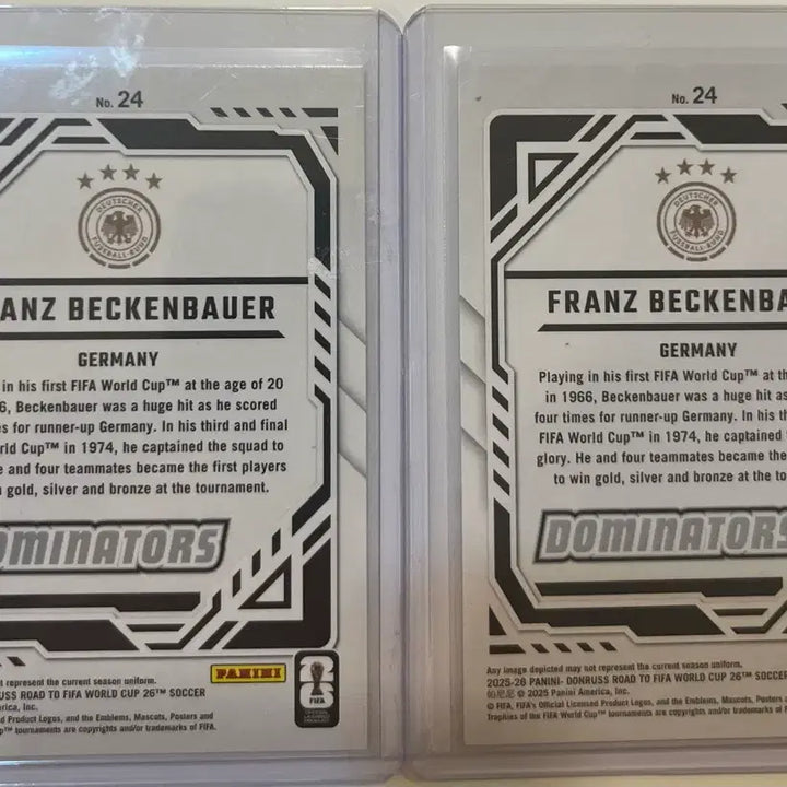 [BUNJANG] Franz Beckenbauer Bundle Set Legend Card / 베켄바우어 일괄