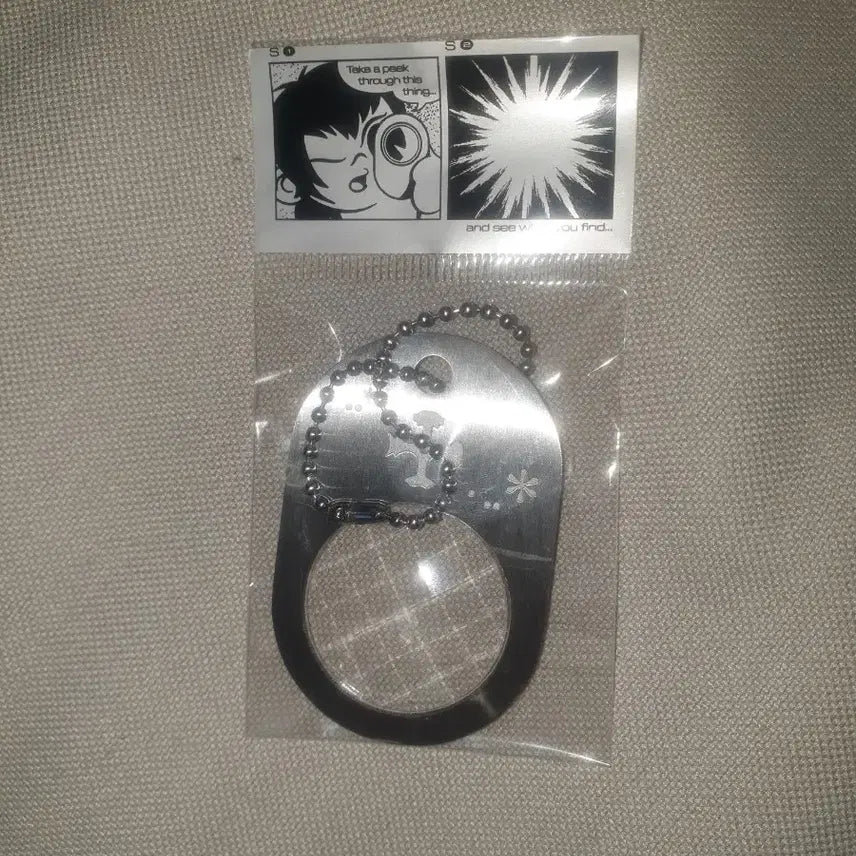 [BUNJANG] Silica Gel Kaleidoscope Keychain / 실리카겔 기프트 만화경 키링