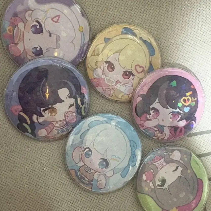 [BUNJANG] Isekai Idol (Ise-Dol) Ise-Pop Enamel Pin Bundle Set / 일괄 이세계 아이돌 이세돌 이세팝 캔뱃지