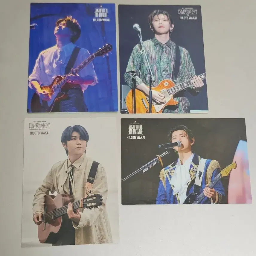 [BUNJANG] Mrs. GREEN APPLE Wakai Hiroto Photocard Set (Bundle) / 미세스 그린애플 와카이 히로토 포토카드 4장 (일괄)