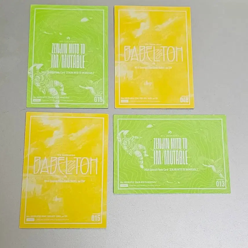 [BUNJANG] Mrs. GREEN APPLE Wakai Hiroto Photocard Set (Bundle) / 미세스 그린애플 와카이 히로토 포토카드 4장 (일괄)