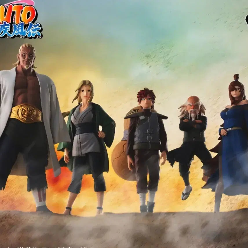 [BUNJANG] Naruto 5 Kage 5-Piece Figure Set / 나루토 집결 5카게 5종 피규어 최저가 판매합니다
