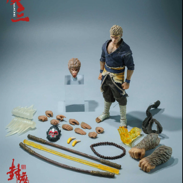 [BUNJANG] Nottaa Studio 1/12th Scale Hou San (Monkey King) Action Figure Deluxe Version / Nottaa Studio(노타 스튜디오)의 1/12 손오공 액션 피규어 디럭스