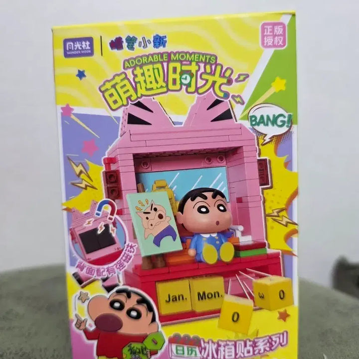[BUNJANG] Crayon Shin-chan Cube Calendar Block / 신짱구 짱구는못말려 큐브 캘린더 블록