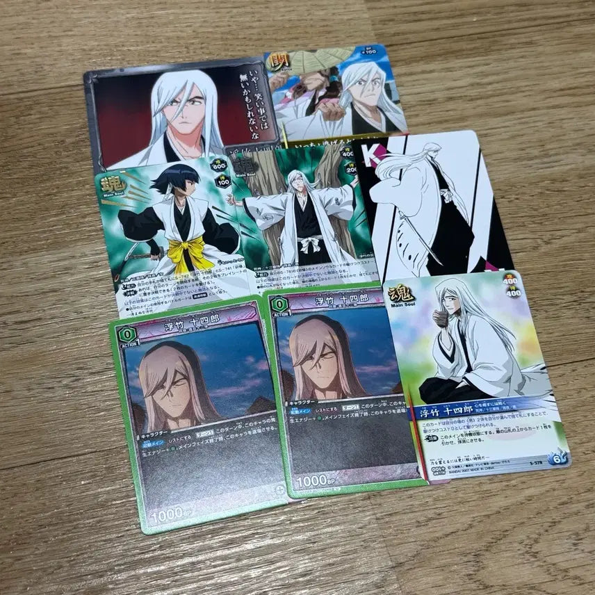[BUNJANG] Bleach 13th Division Jushiro Ukitake Photocard Bundle Set / (일괄) 블리치 13번대 우키타케 쥬시로 포토카드 포카
