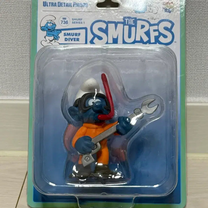 [BUNJANG] Medicom Toy UDF Smurf Diver Figure / 메디콤토이 UDF 스머프 다이버 피규어