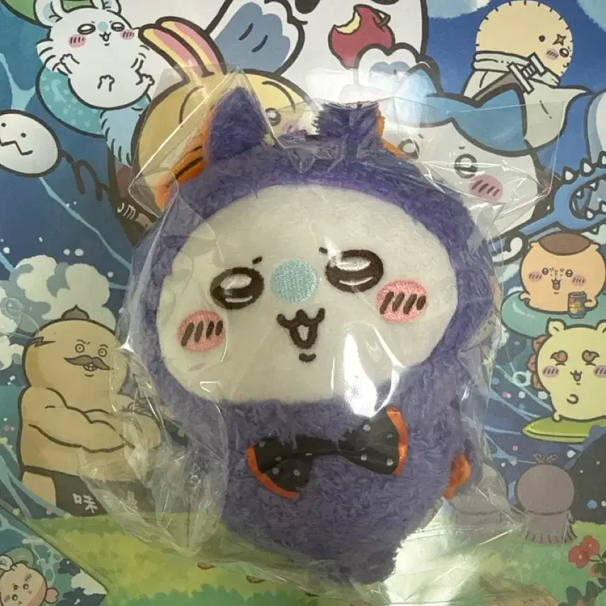 [BUNJANG] Chiikawa Momonga Halloween Gamaguchi Pouch / 치이카와 할로윈 모몽가 가마구치 파우치