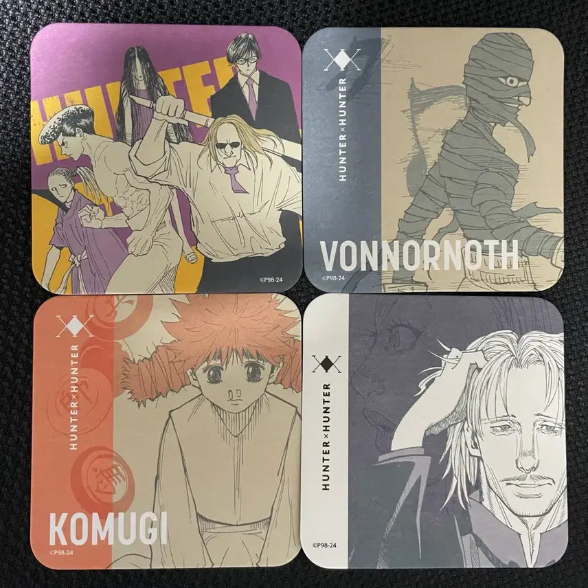 [BUNJANG] Hunter x Hunter Jump Shop Original Art Coaster Bundle Set / 헌터헌터 점프샵 원화 아트 코스터 일괄