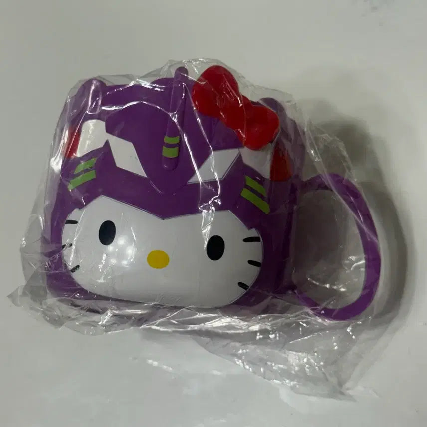 [BUNJANG] Hello Kitty x Evangelion Collaboration Purple Mug / 헬로키티 에반게리온 콜라보 보라색 머그컵