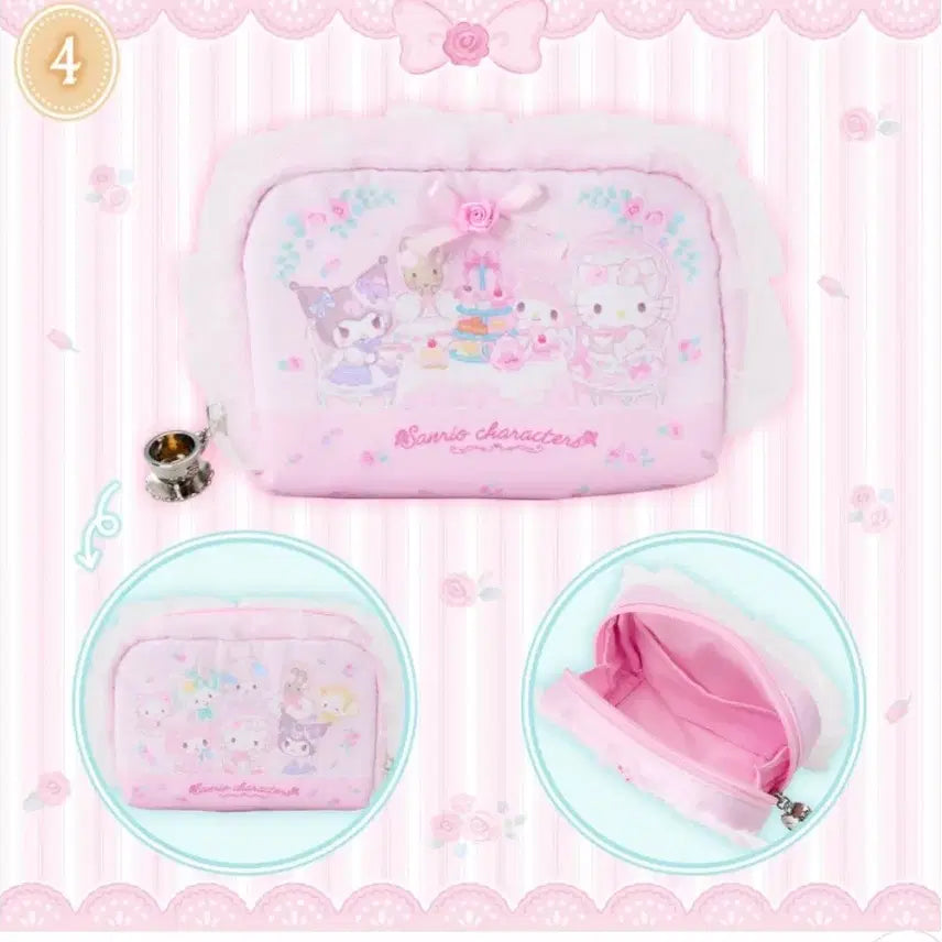 [BUNJANG] Sanrio Merchen Party Series Pouch / 산리오 메르헨 파티 시리즈  파우치