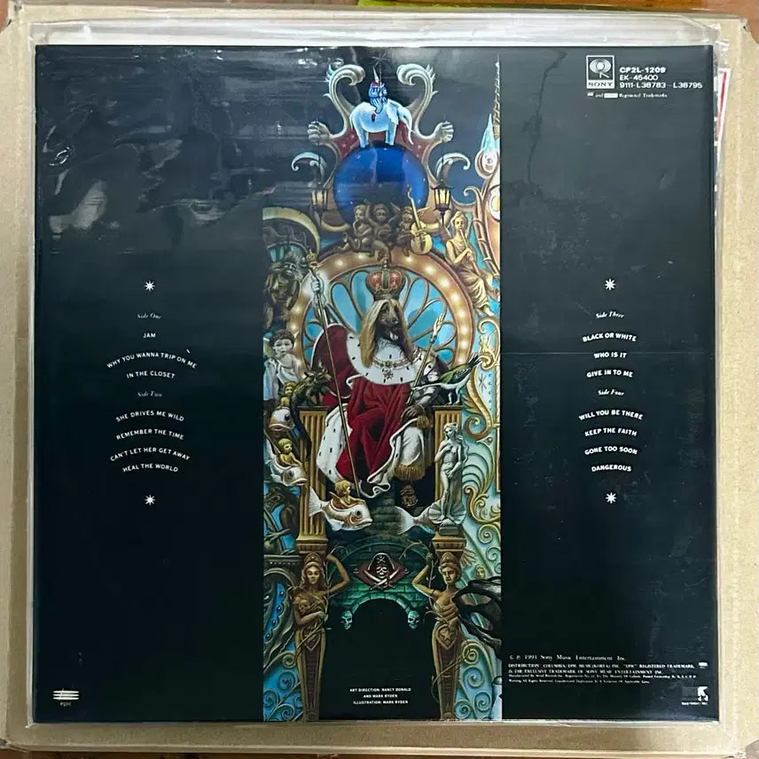 [BUNJANG] Michael Jackson Dangerous 2LP Gatefold Korean Licensed LP / Michael Jackson 2lp