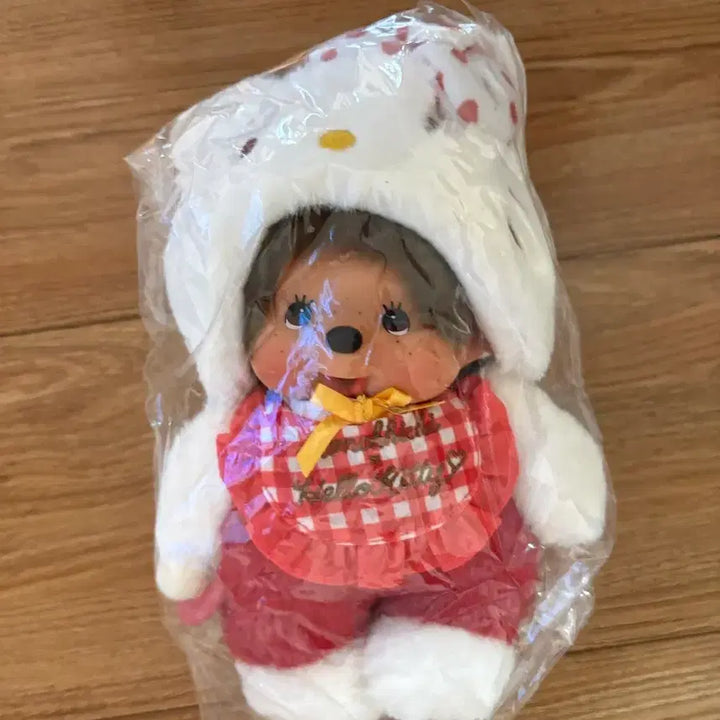 [BUNJANG] Monchhichi Hello Kitty Kingom Check New / 몬치치 헬로키티 킹엄체크 새상품