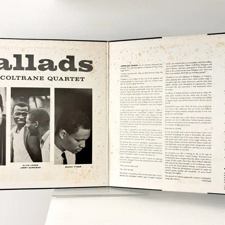 [BUNJANG] John Coltrane Quartet Ballads LP Record / 재즈명반 존 콜트레인 John Coltrane Quartet Ballads LP 레코드 발라드
