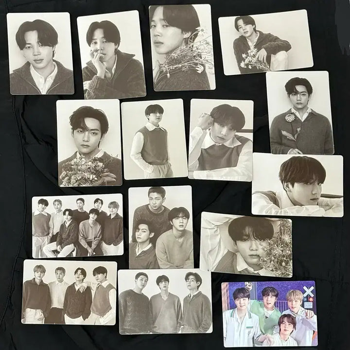 [BUNJANG] BTS MONOCHROME Mini Photocard Bundle Set (23 pcs) / [일괄 23장] BTS MONOCHROME Miniptc 방탄소년단 모노크롬 정국 뷔 지민 남준 제이홉 슈가 소우주 미니포카