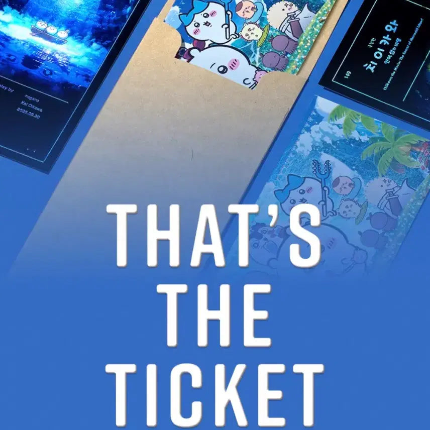 [BUNJANG] Chiikawa Original Ticket / 치이카와 TTT > 오리지널 티켓