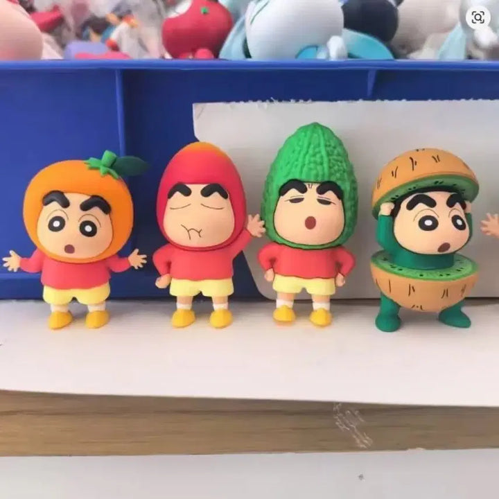 [BUNJANG] Crayon Shin-chan Fruit &amp; Vegetable Figure Blind Box / 짱구는 못말려 과일 야채피규어 블라인드박스
