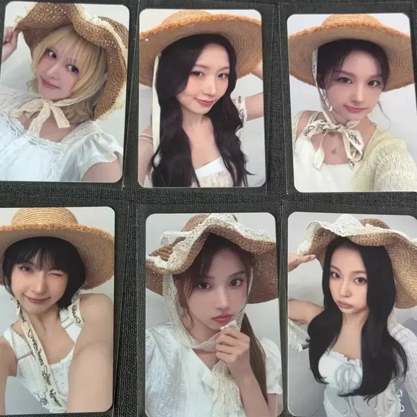 [BUNJANG] NMIXX Makestar Straw Hat Ver. Photocard / 엔믹스 메이크스타 밀짚모자 ver.
