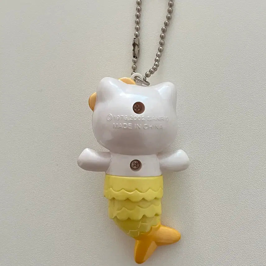 [BUNJANG] Hello Kitty 2002 Mermaid Keychain Vintage / 고전 키티 머메이드 인어 키링 빈티지