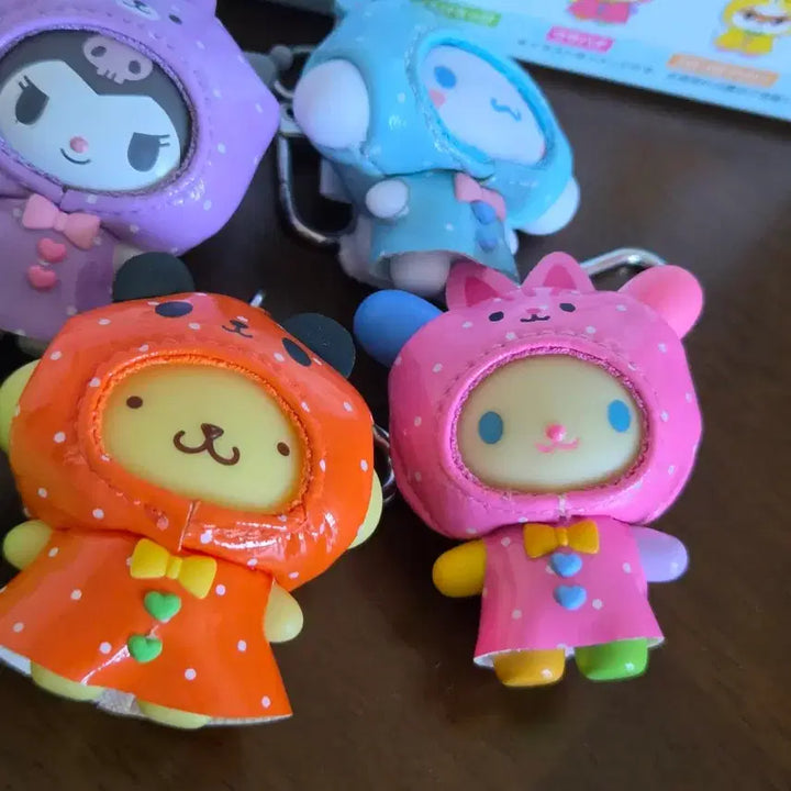 [BUNJANG] Sanrio Chibitomo Rainy Coat Set / 산리오 치비토모 우비 레인코트 6종 일괄