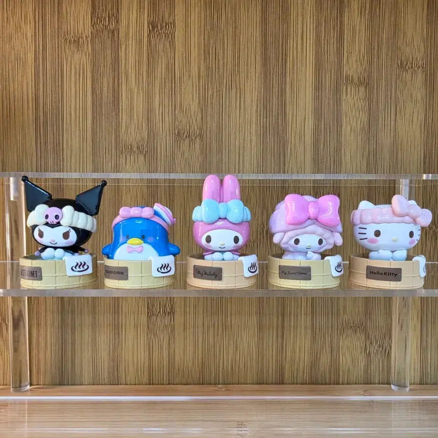 [BUNJANG] Sanrio Hot Spring Figures Bundle Set / 산리오 온천피규어(일괄)