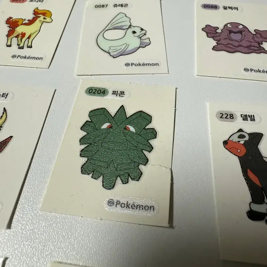 [BUNJANG] Pokemon Sticker Collection / 포켓몬 띠부씰