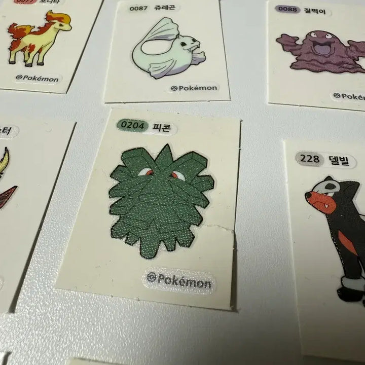 [BUNJANG] Pokemon Sticker Collection / 포켓몬 띠부씰