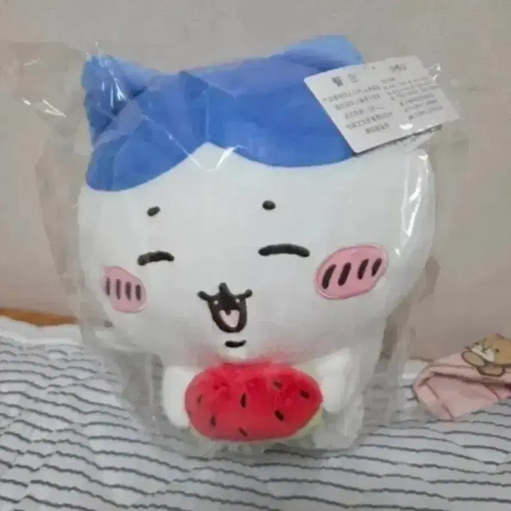 [BUNJANG] Chiikawa Hachiware Watermelon Plush 35cm / 먼작귀 치이카와 하치와레(가르마) 35cm 수박인형 대형 인형 판매합니다.