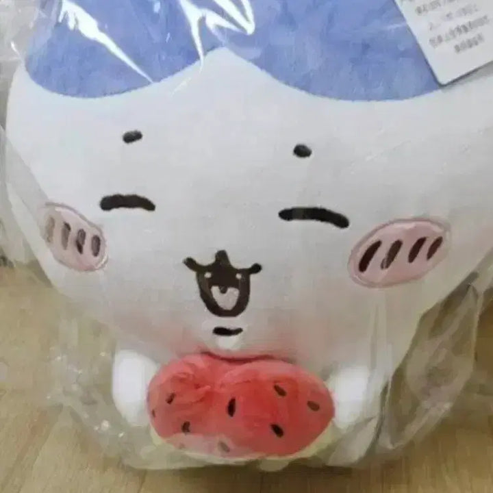 [BUNJANG] Chiikawa Hachiware Watermelon Plush 35cm / 먼작귀 치이카와 하치와레(가르마) 35cm 수박인형 대형 인형 판매합니다.