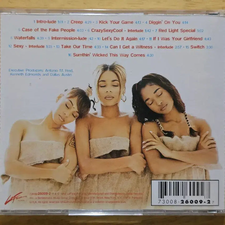 [BUNJANG] TLC CrazySexyCool US First Press CD / CD 음반 TLC 티엘씨 - CrazySexyCool 미국반