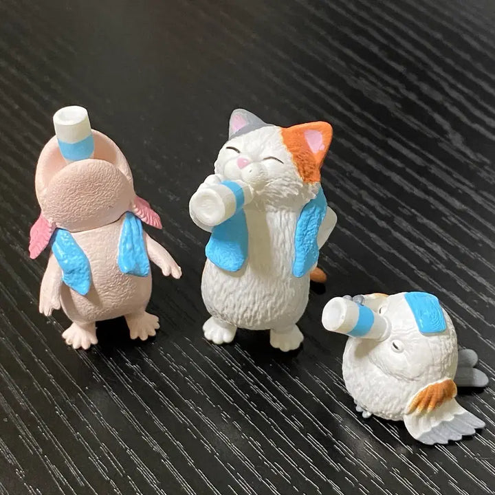 [BUNJANG] Totono Animal Sauna Gacha 3 Types Figure Bundle Set / 일괄) 토토노우 동물 사우나 가챠 3종 피규어