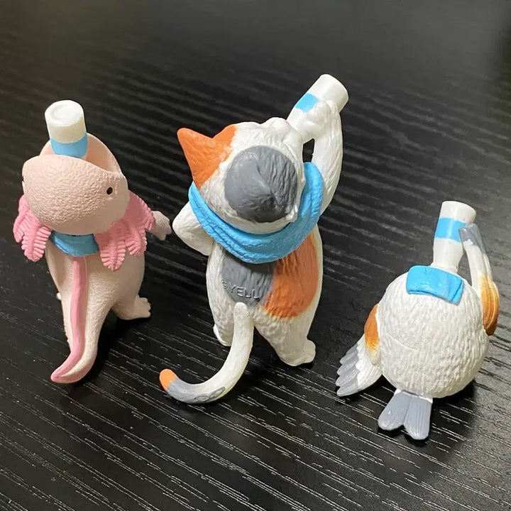 [BUNJANG] Totono Animal Sauna Gacha 3 Types Figure Bundle Set / 일괄) 토토노우 동물 사우나 가챠 3종 피규어