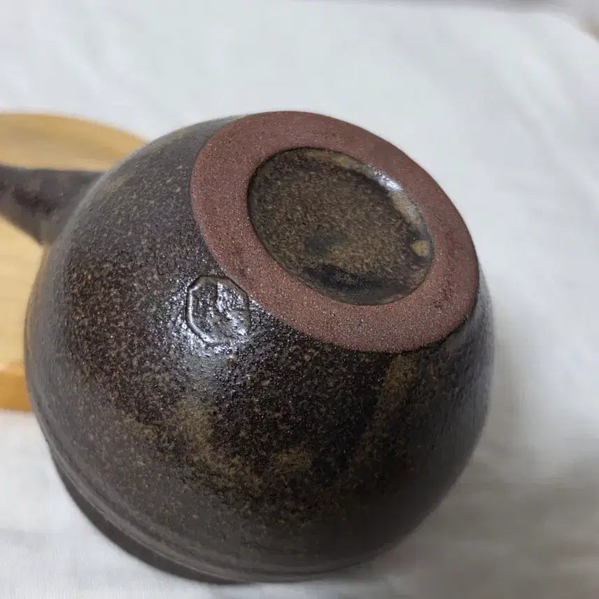 [BUNJANG] Onggi Pottery Master Cup with Markings / 옹기 숙우 공도배 관지있음 간장단지