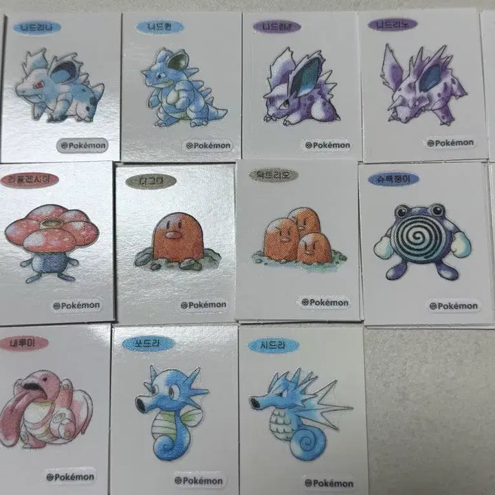 [BUNJANG] Pokemon 30th Anniversary Artwork New 30 Types Seal / 포켓몬 30주년 아트워크 띠부씰 판매
