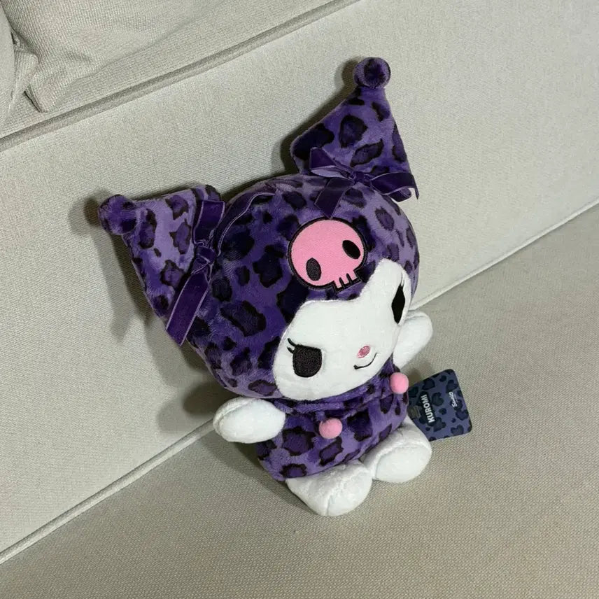 [BUNJANG] Sanrio Kuromi Leopard Medium Plush / (새상품) 산리오 레오파드 쿠로미 중형 인형