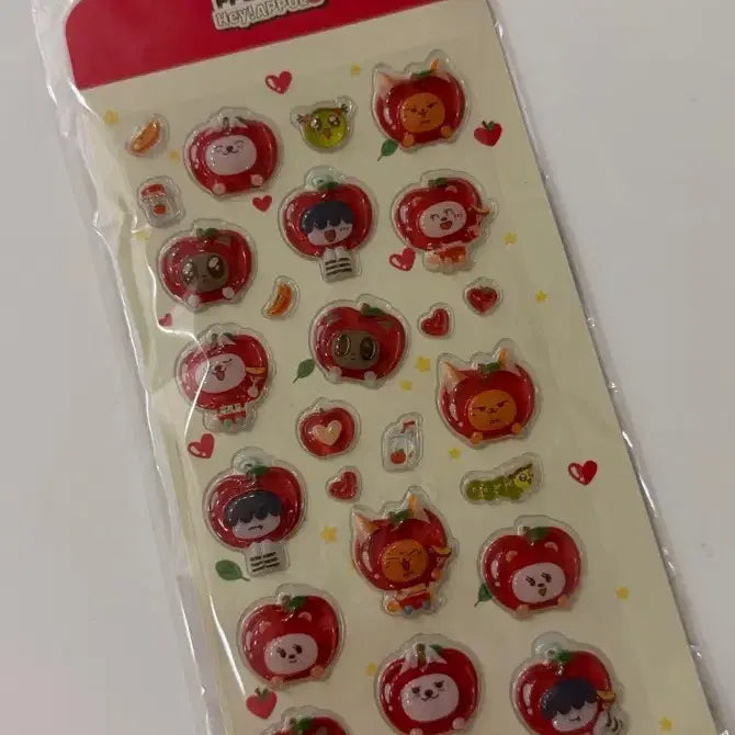 [BUNJANG] TXT Apple Bullbat 3D Sticker (Sealed) / [미개봉] 투바투 애플뿔바투 3D 스티커