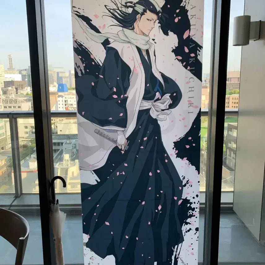 [BUNJANG] Bleach Kuchiki Byakuya Tapestry Poster / 블리치 쿠치키 뱌쿠야 등신대 천포스터