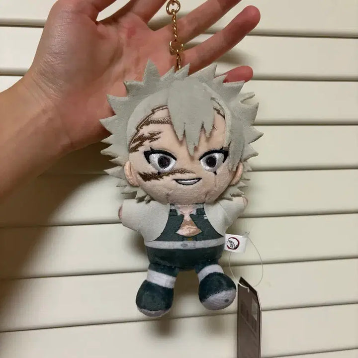 [BUNJANG] Demon Slayer Sanemi Plush Keychain / 귀멸의칼날 사네미 봉제인형 키링