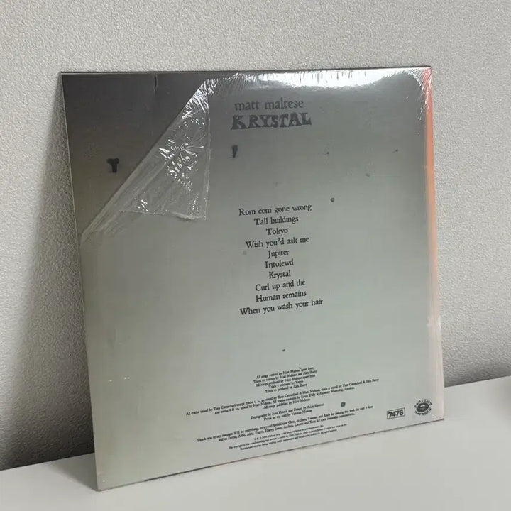 [BUNJANG] Matt Maltese Krystal LP (Sealed) / matt maltese 맷 말티스 krystal LP 미개봉