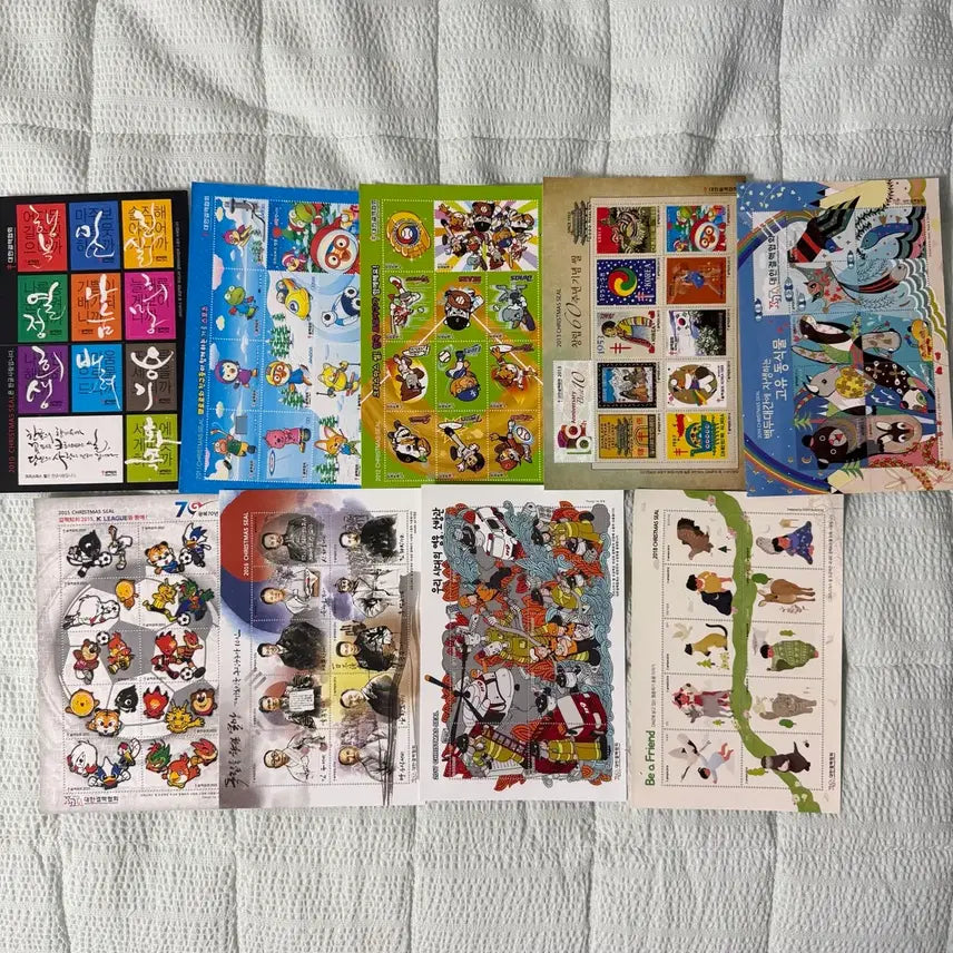 [BUNJANG] Christmas Seals Bundle Set (2010-2018) / (2010-2018) 크리스마스 씰 일괄