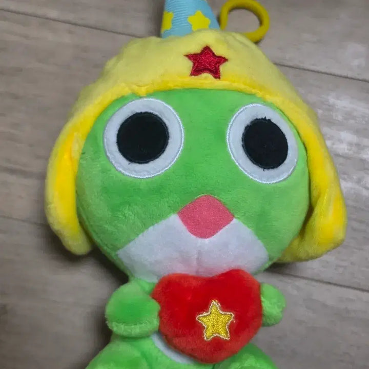 [BUNJANG] Keroro Birthday Hat Heart Plush / 케로로 생일모자 하트 인형