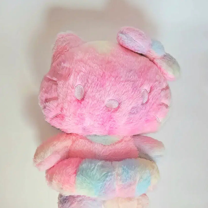 [BUNJANG] Aurora Rainbow Kitty Large Plush / 오로라 레인보우 키티