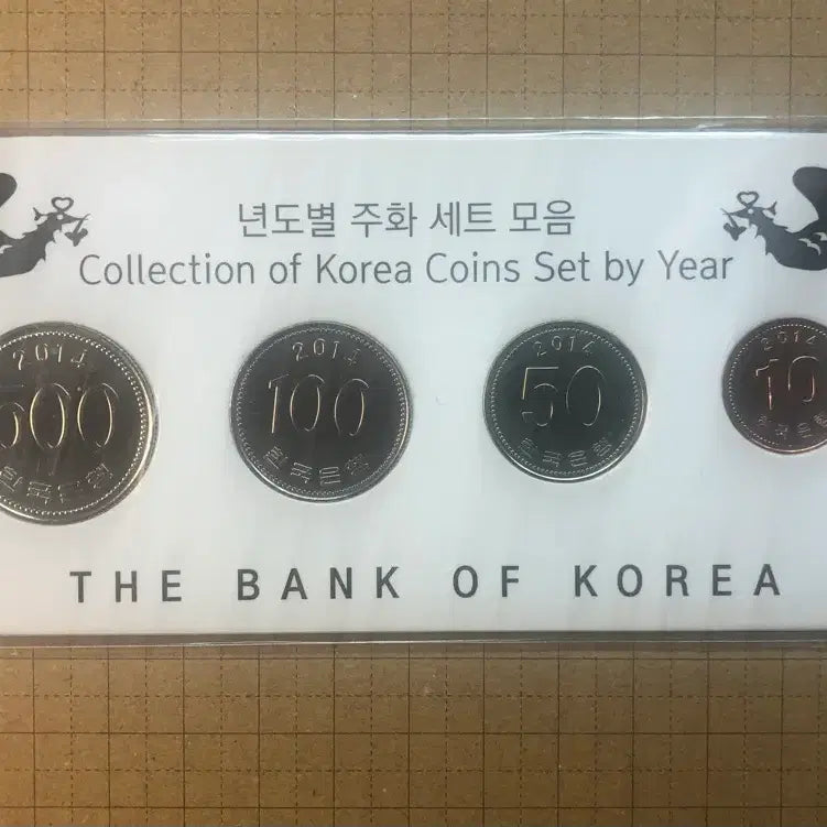 [BUNJANG] South Korean Coin Mint Set (2011-2017) - 7 Sets / 한국의 주화 4종 (2011년~ 2017년) 사제 민트세트 7개