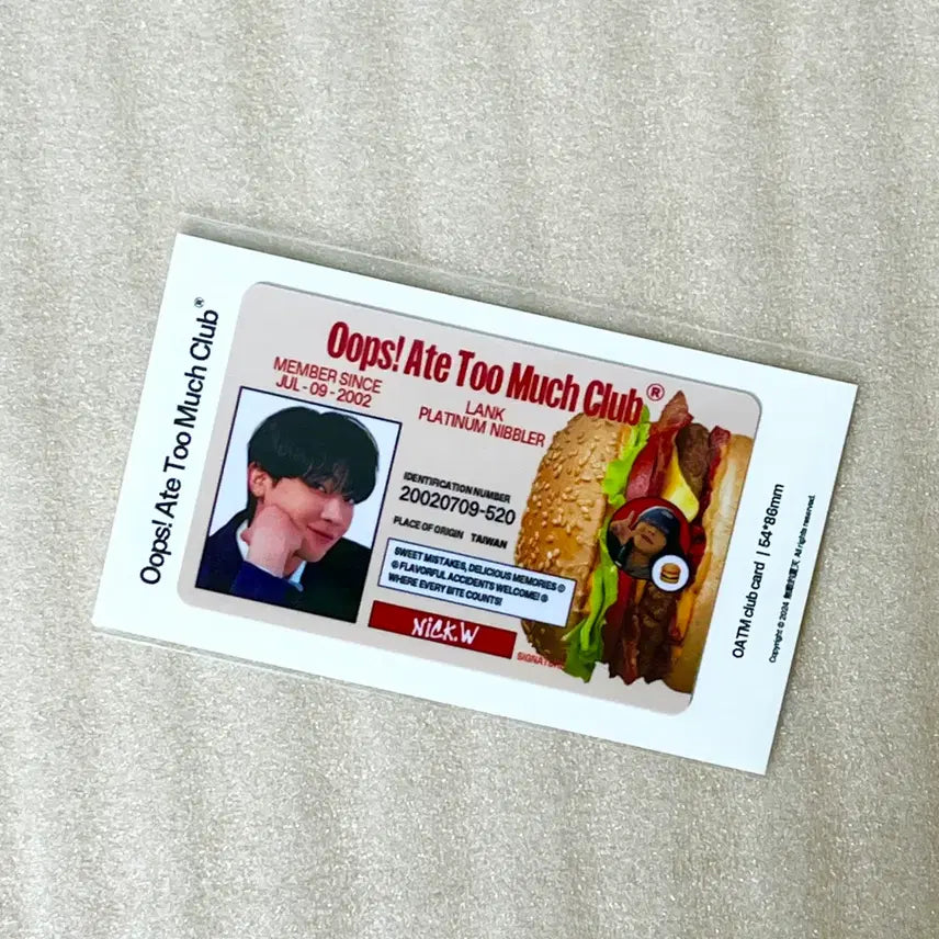 [BUNJANG] &amp;TEAM Nicholas Lucky Draw ID Card / 앤팀 니콜라스 니코 생카 생일카페 무적의 여름 비공굿 굿즈 럭드 럭키드로우 ID카드 아이디카드 포토카드 포카
