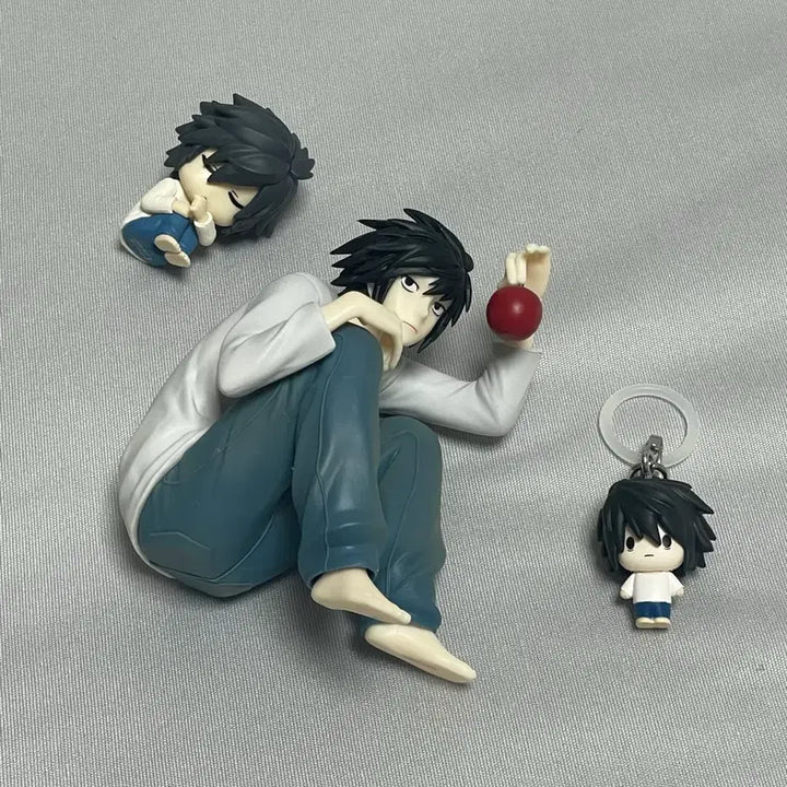 [BUNJANG] Death Note L Noodle Stopper Figure Bundle Set / 일괄 데스노트 엘 누들스토퍼 메지루시 가챠