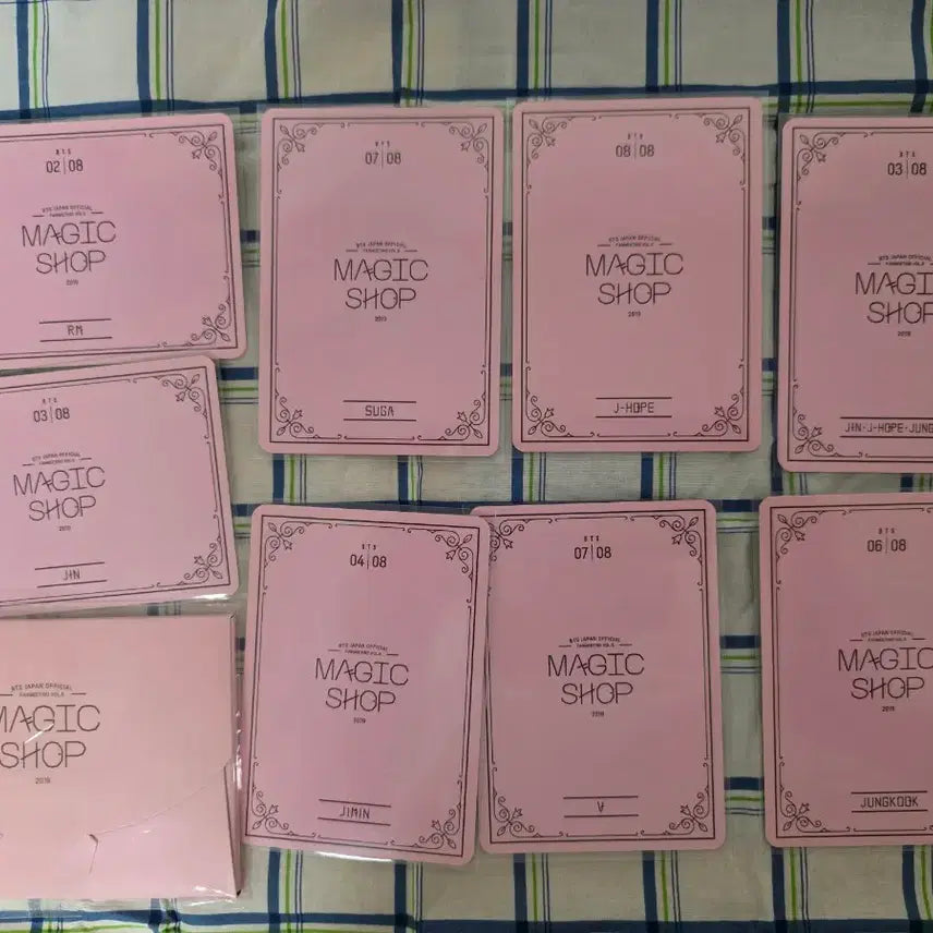 BUNJANG] BTS 5th Muster Magic Shop Japan Mini Photocard Set (8