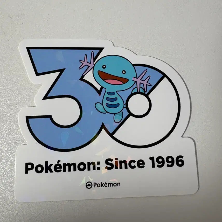 [BUNJANG] Wooper Pokemon 30th Anniversary Sticker / 우파 포켓몬 30주년 스티커