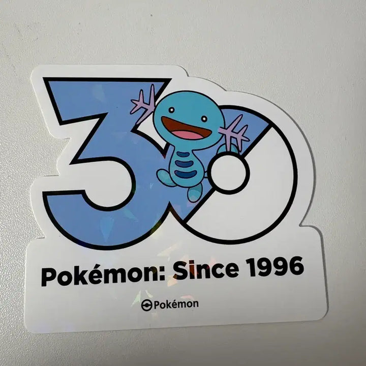 [BUNJANG] Wooper Pokemon 30th Anniversary Sticker / 우파 포켓몬 30주년 스티커